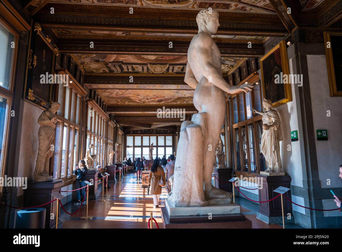 Uffizi art gallery, Florence, Italy Stock Photo