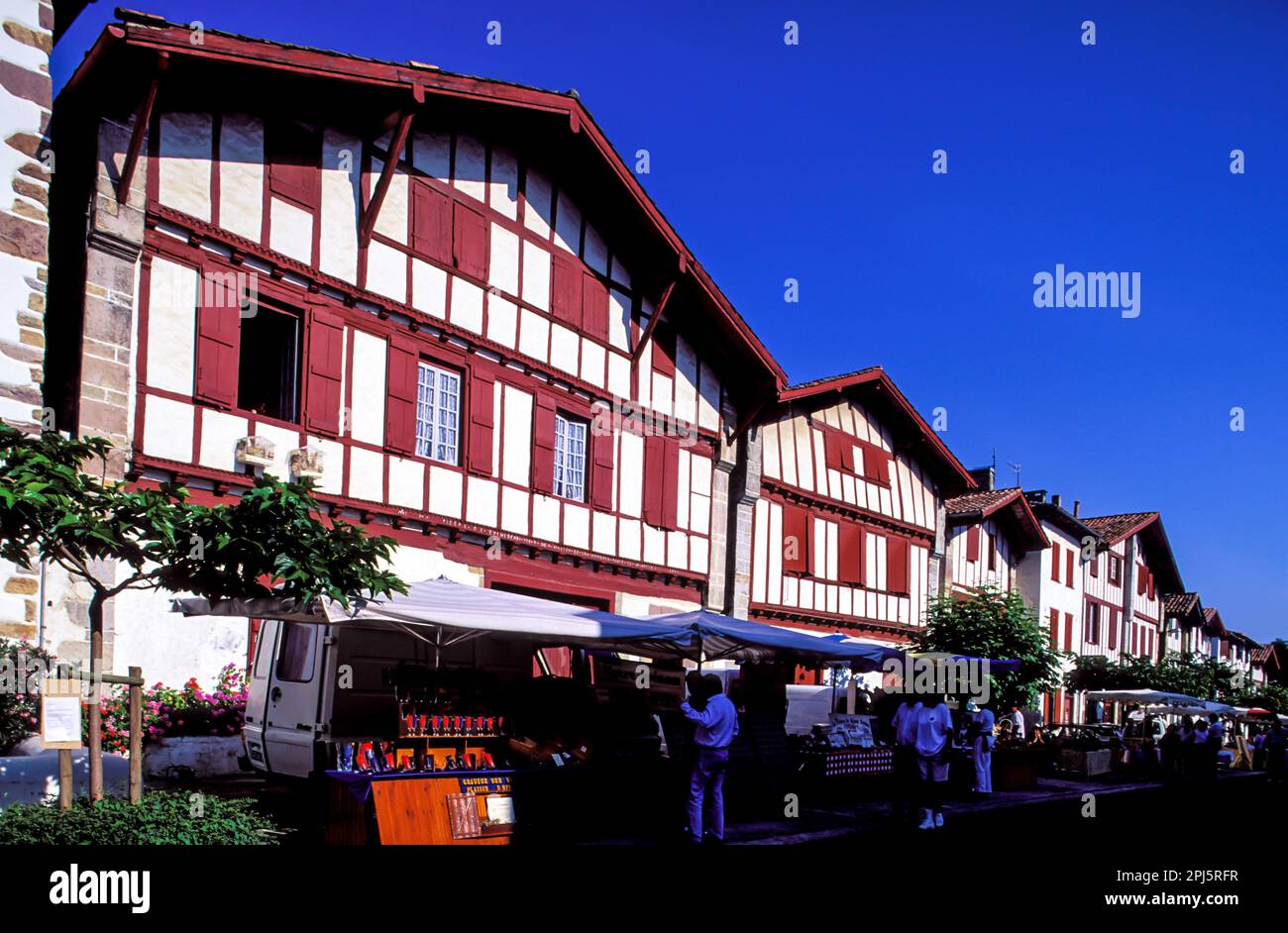 France. Pyrenees-Atlantiques (64) Basque Country. The traditional ...