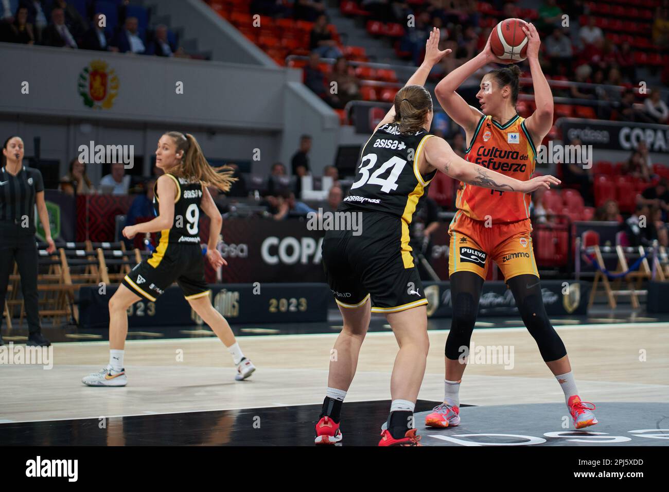 Zaragoza, Spain. 30th Mar, 2023. Billie Kim Massey of Movistar