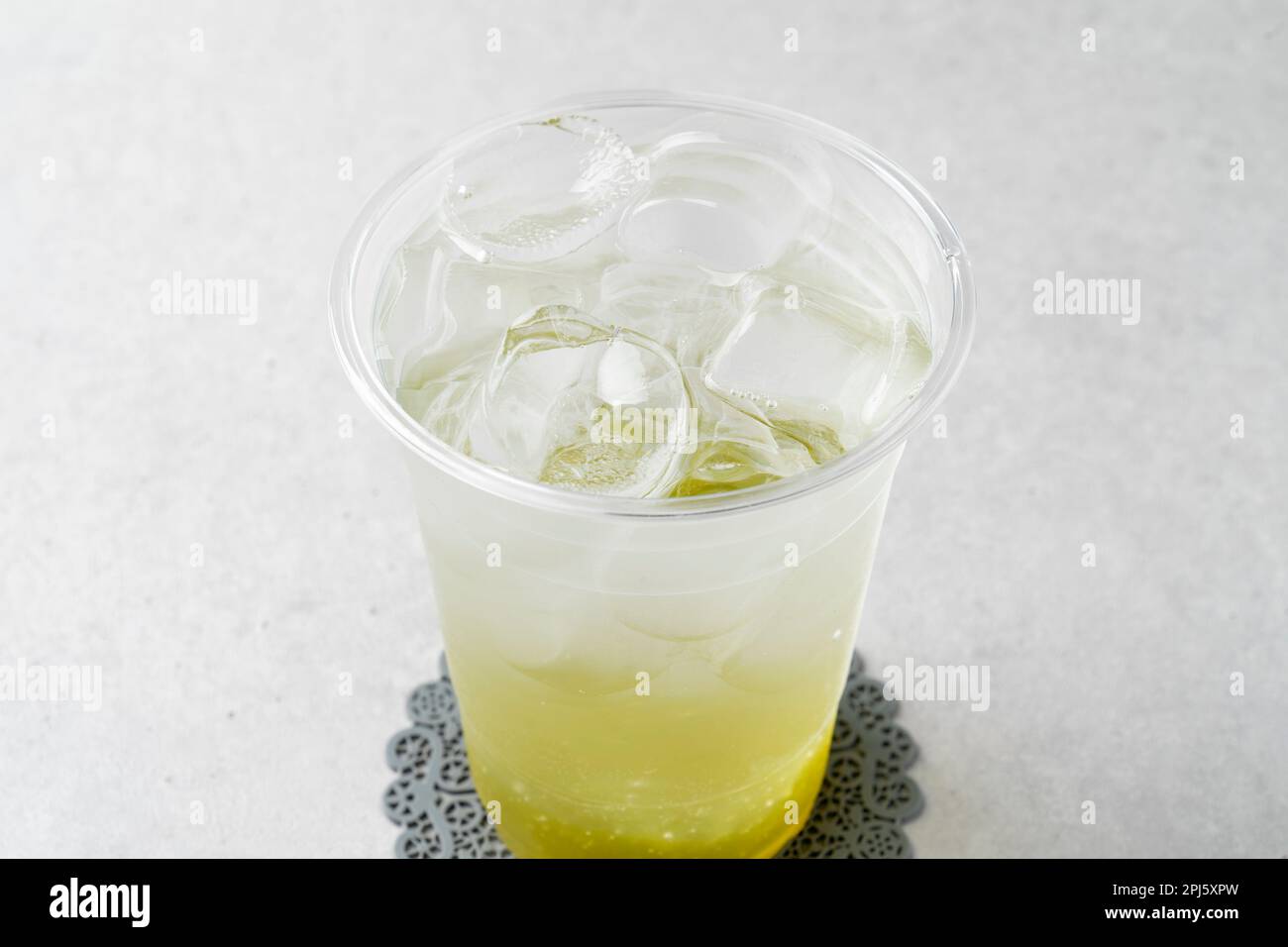 korean style food cafe Green Grape Ade Stock Photo Alamy
