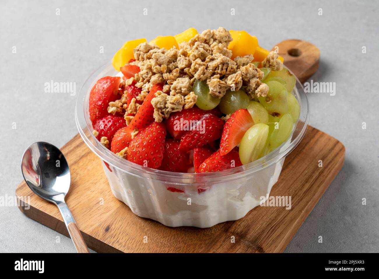 korean style food cafe yogurt ice cream Stock Photo Alamy