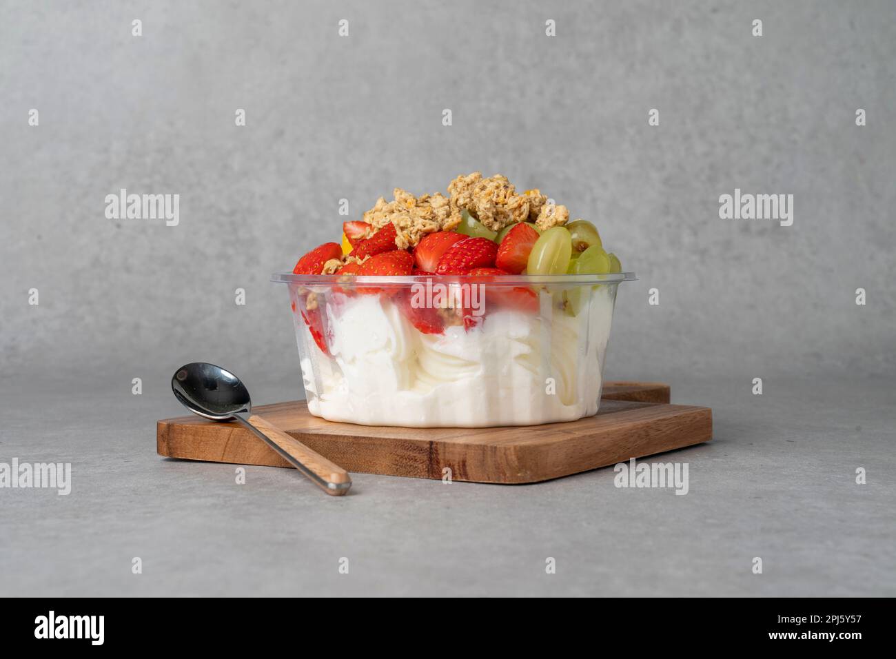 korean style food cafe yogurt ice cream Stock Photo Alamy
