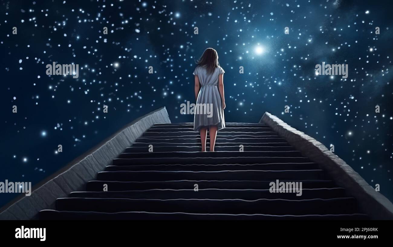 Stairway heaven leading god hi-res stock photography and images - Alamy