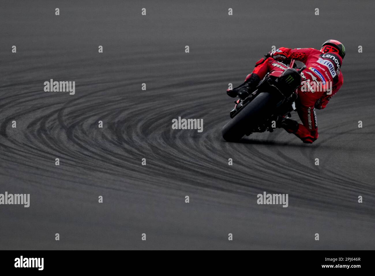 Italy's Francesco Bagnaia of Ducati Lenovo Team attends a Moto GP ...