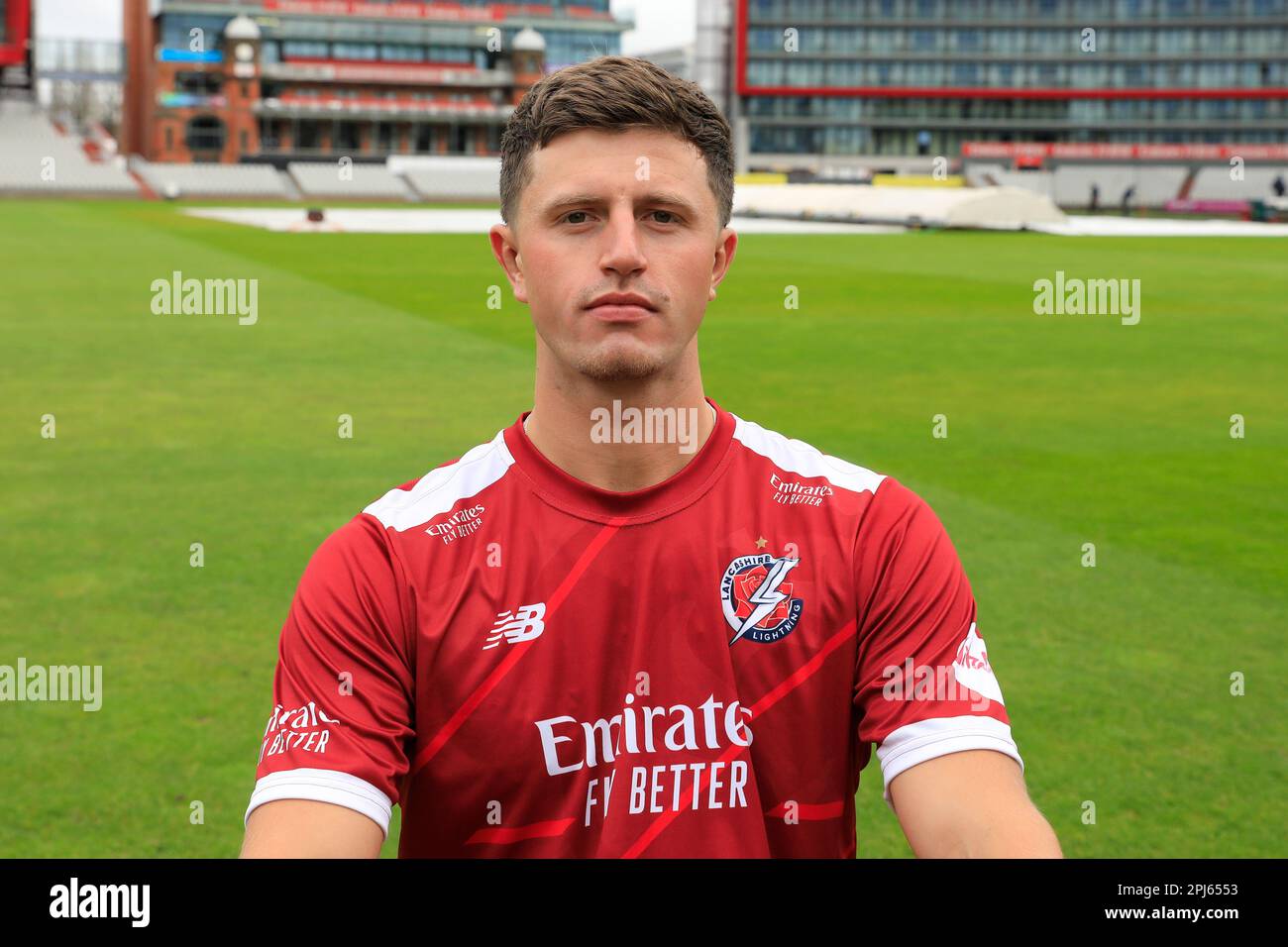 Jack Blatherwick of Lancashire Lightning at Lancashire Cricket Media