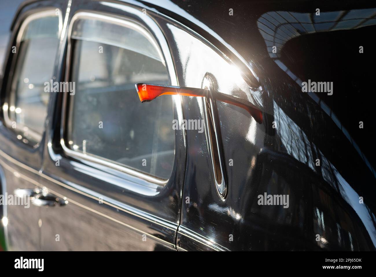 Italy, Lombardy, Meeting of Vintage Cars, Lancia Ardea date 1949, Signal Arrow Stock Photo