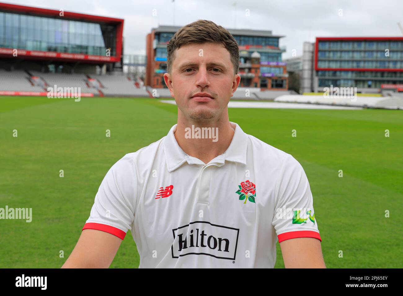 Jack Blatherwick of Lancashire Cricket Club at Lancashire Cricket Media
