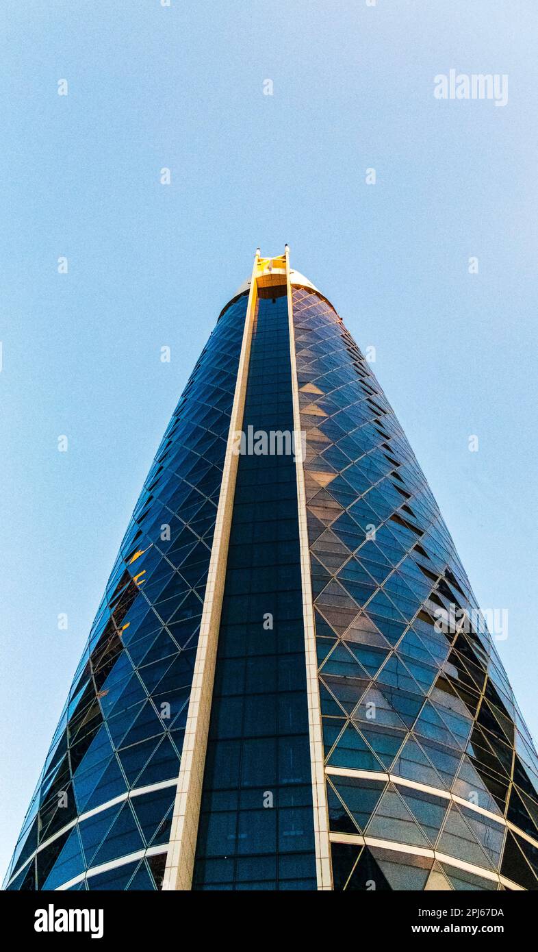 Dubai, UAE - 01.21.2023 - Park towers by Damac developer at financial ...