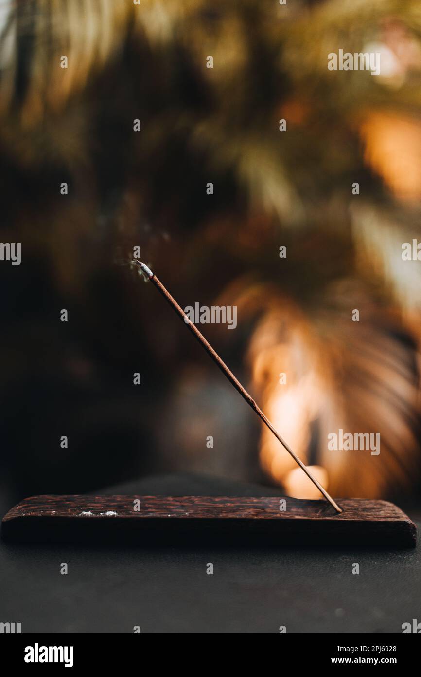 Incense burning palm hi-res stock photography and images - Alamy