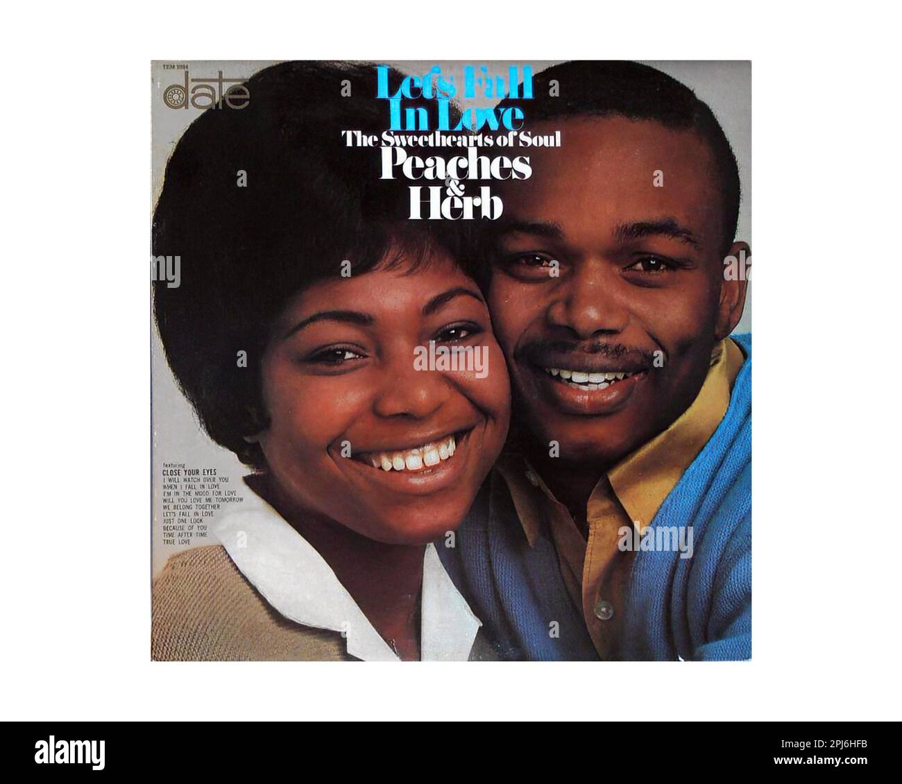 Peaches Herb 1967 - Vintage U.S. Music Vinyl Record Stock Photo