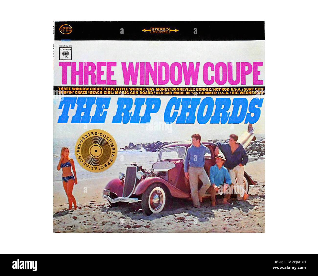 Rip Chords  1965 - Vintage U.S. Music Vinyl Record Stock Photo