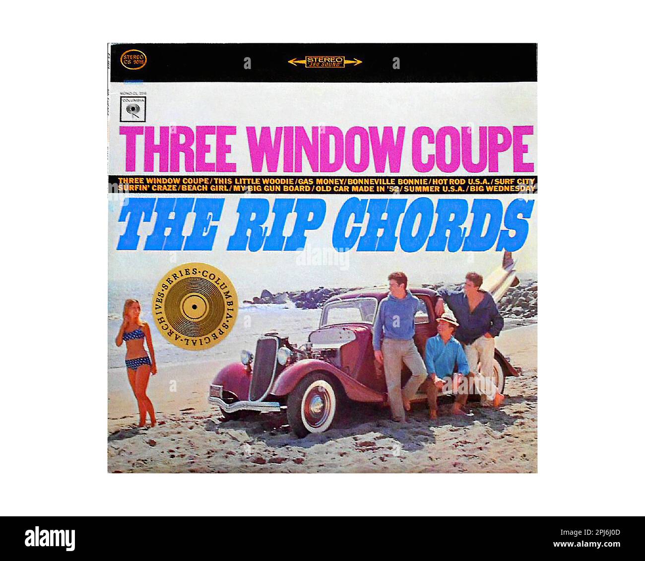 Rip Chords 1966 - Vintage U.S. Music Vinyl Record Stock Photo