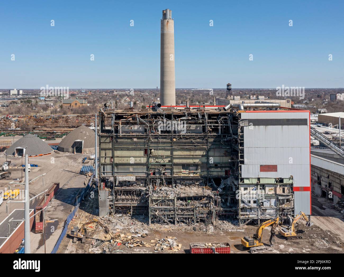 Detroit, Michigan Demolition of the Detroit Renewable Power