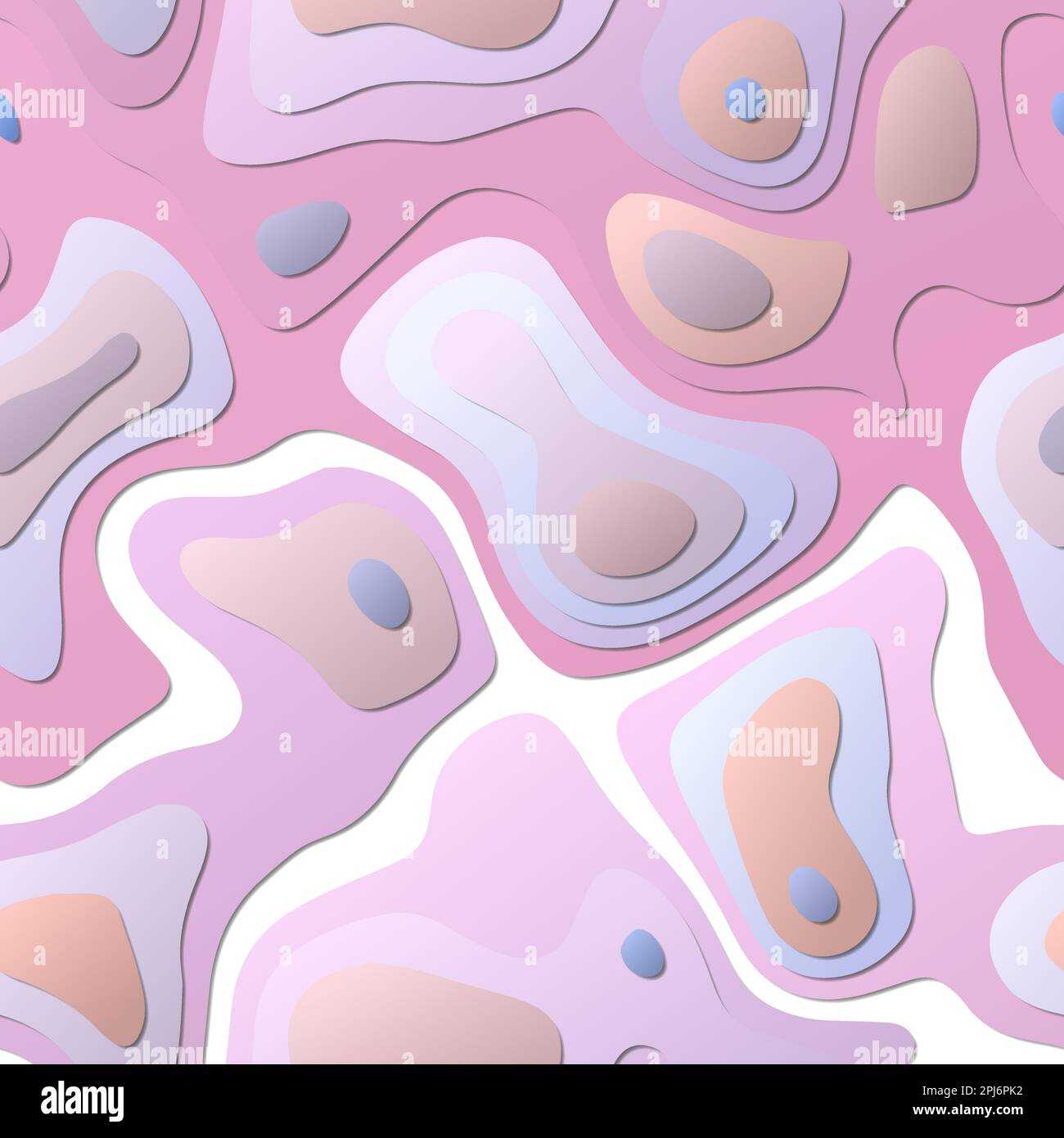 Colorful abstract layers. Papercut style background. Vibrant 3D ...