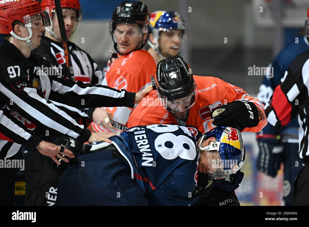 Munich Germany 31st Mar 2023 Ice Hockey DEL EHC Red Bull Munich munich-germany-31st-mar-2023-ice-hockey-del-ehc-red-bull-munich
