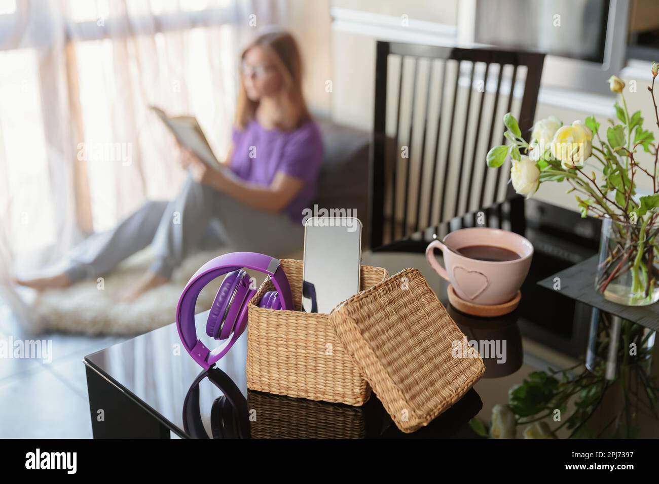 Mental and digital detox concept Stock Photo - Alamy