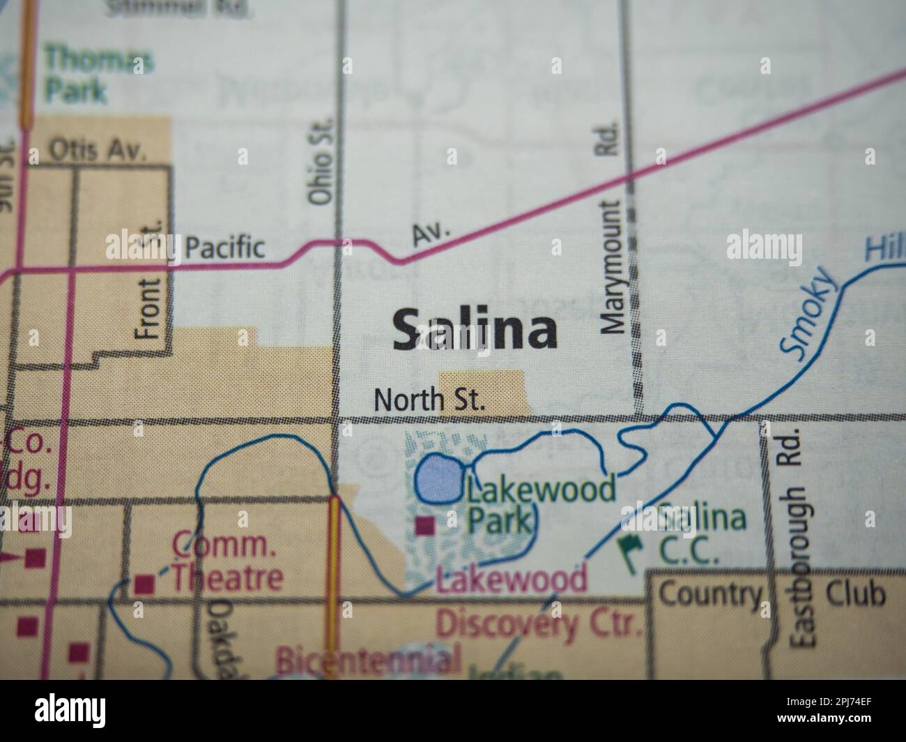 Salina Ok Map