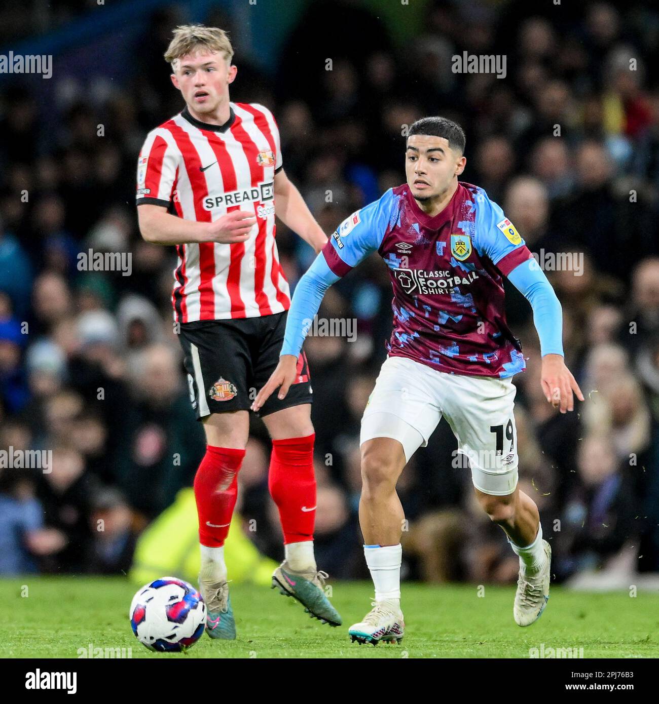 Burnley's Anass Zaroury during the Premier League match at Turf Moor,  Burnley. Picture date: Friday August 11, 2023 Stock Photo - Alamy