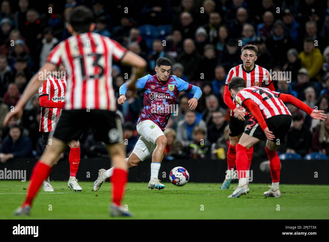 Burnley's Anass Zaroury during the Premier League match at Turf Moor,  Burnley. Picture date: Friday August 11, 2023 Stock Photo - Alamy