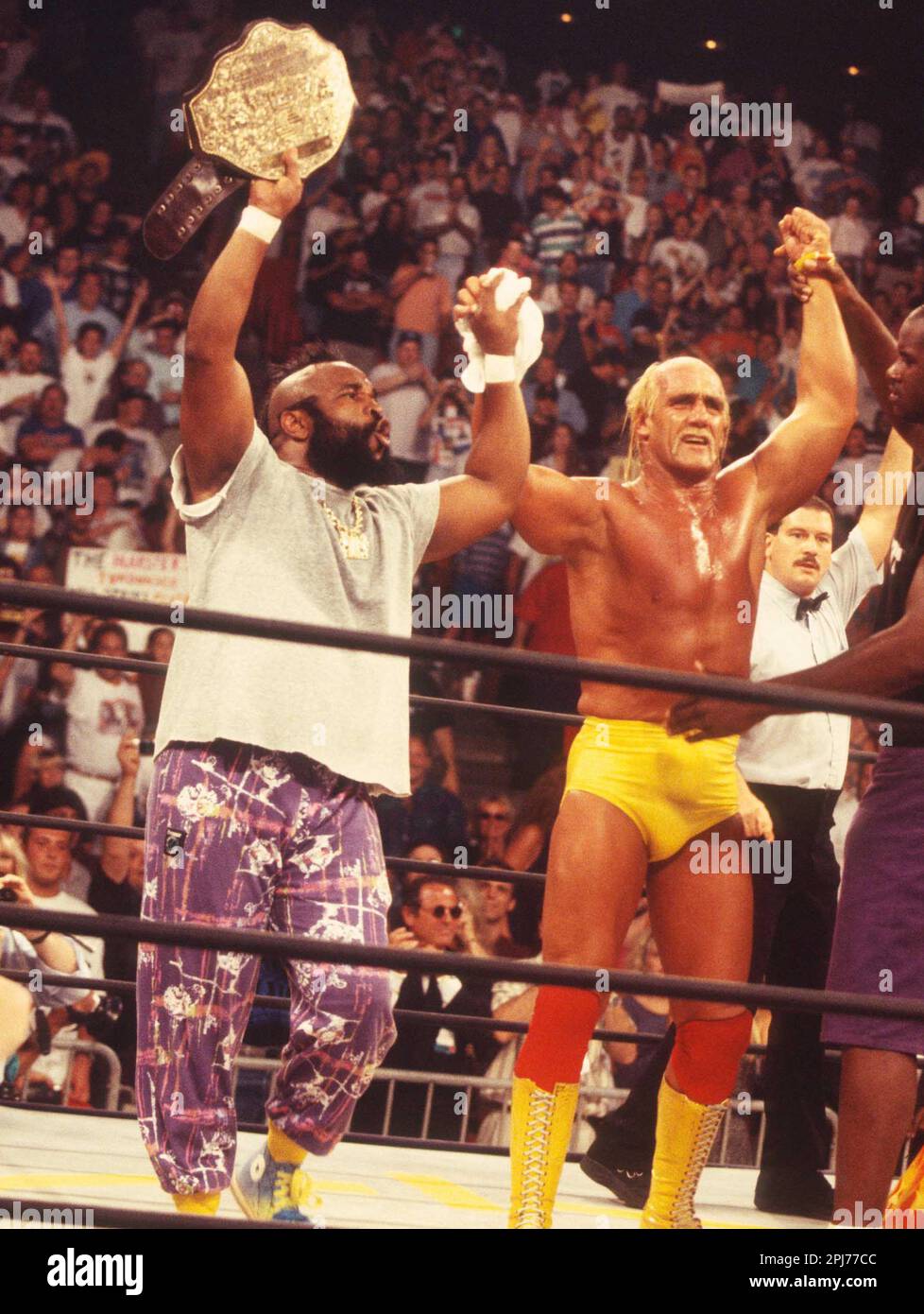 1990 Hulk Hogan Mr T Photo By John Barrettphotolink Stock Photo Alamy