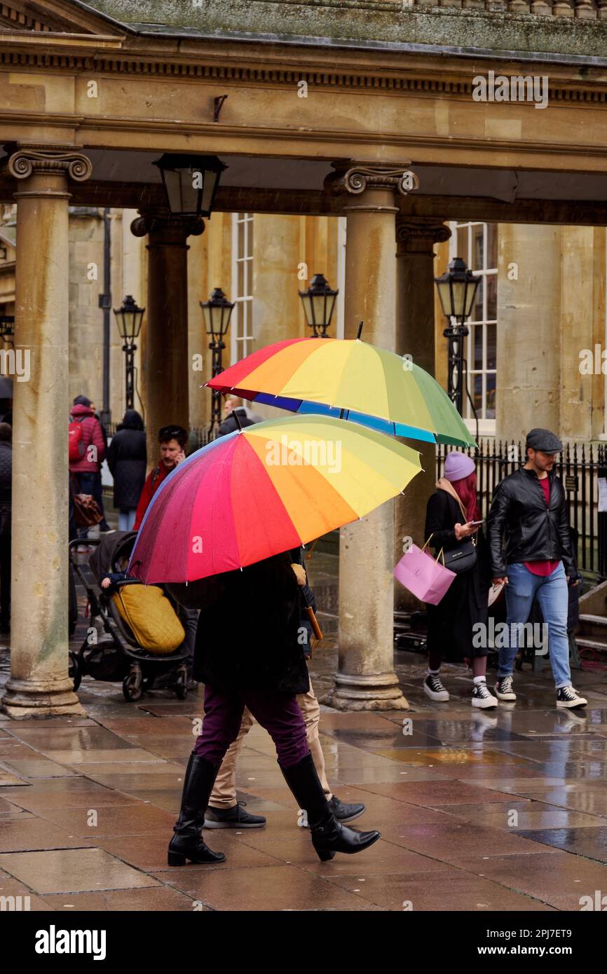 Bath in the rain Stock Photo Alamy