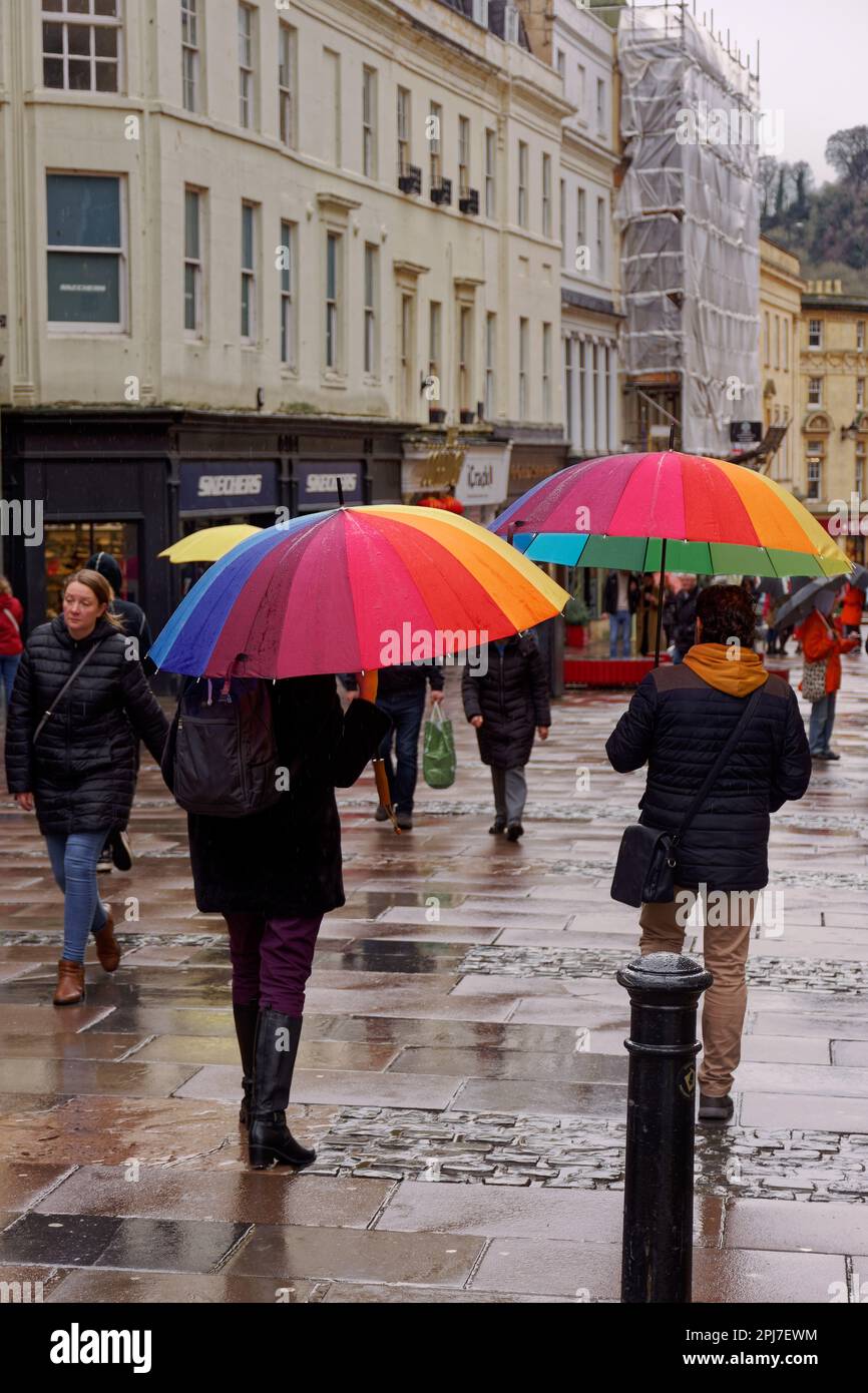 Bath in the rain Stock Photo Alamy