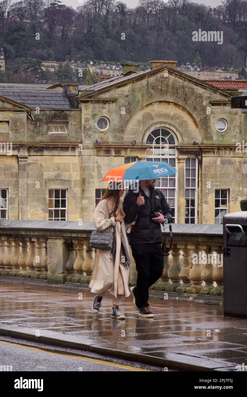 Bath in the rain Stock Photo Alamy