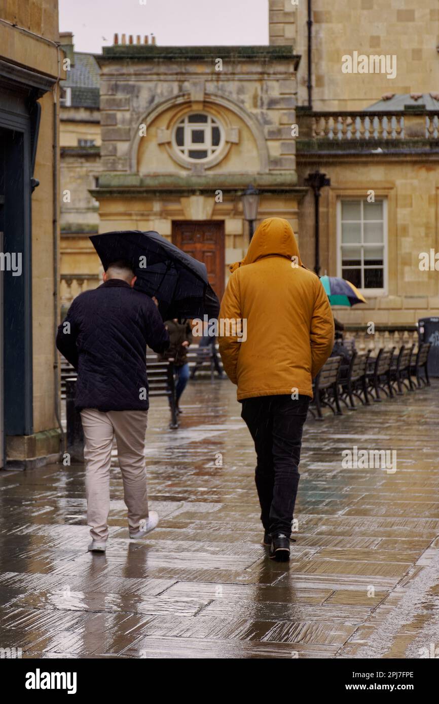 Bath in the rain Stock Photo Alamy