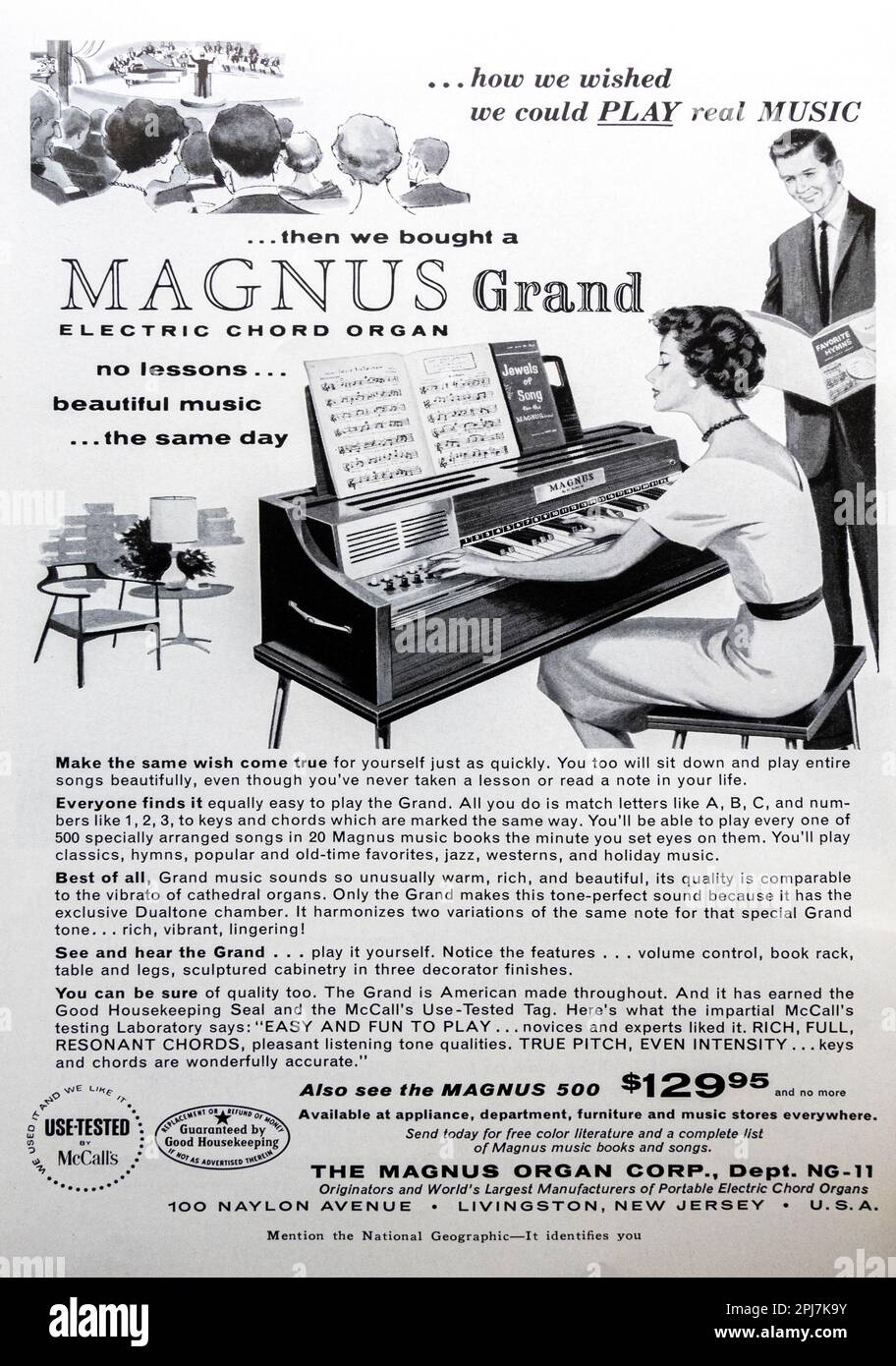 Magnus grand electric home organ hires stock photography and images