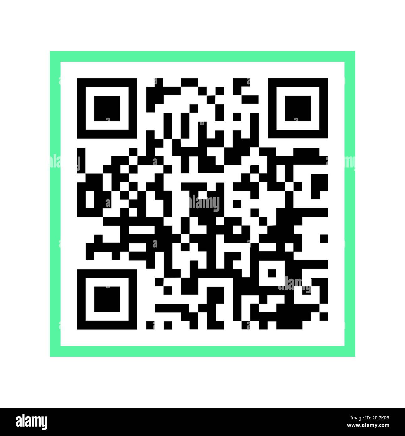 Illustration of qr code on white background stock photo alamy