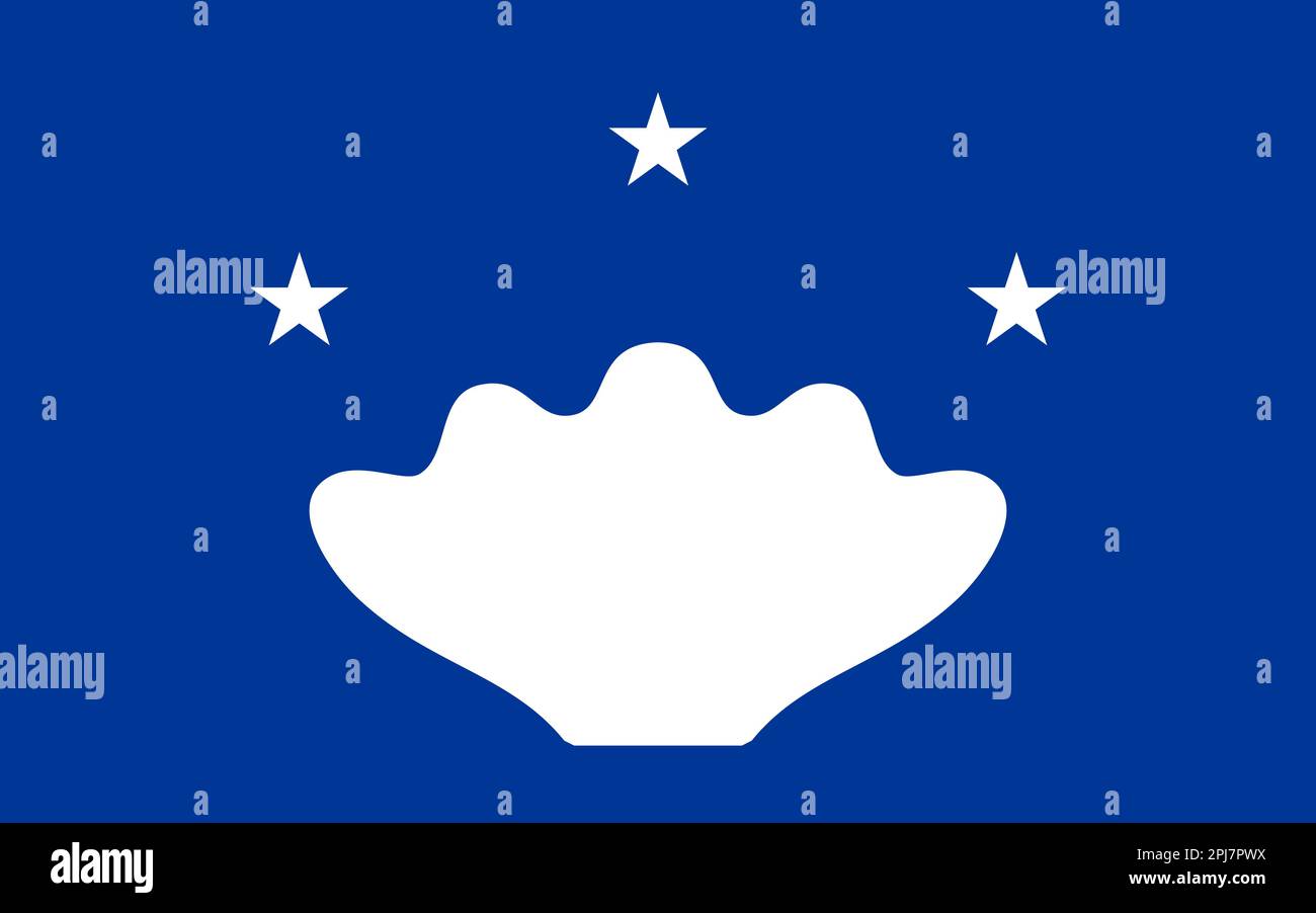 flag of Micronesian peoples Tobians. flag representing ethnic group or ...