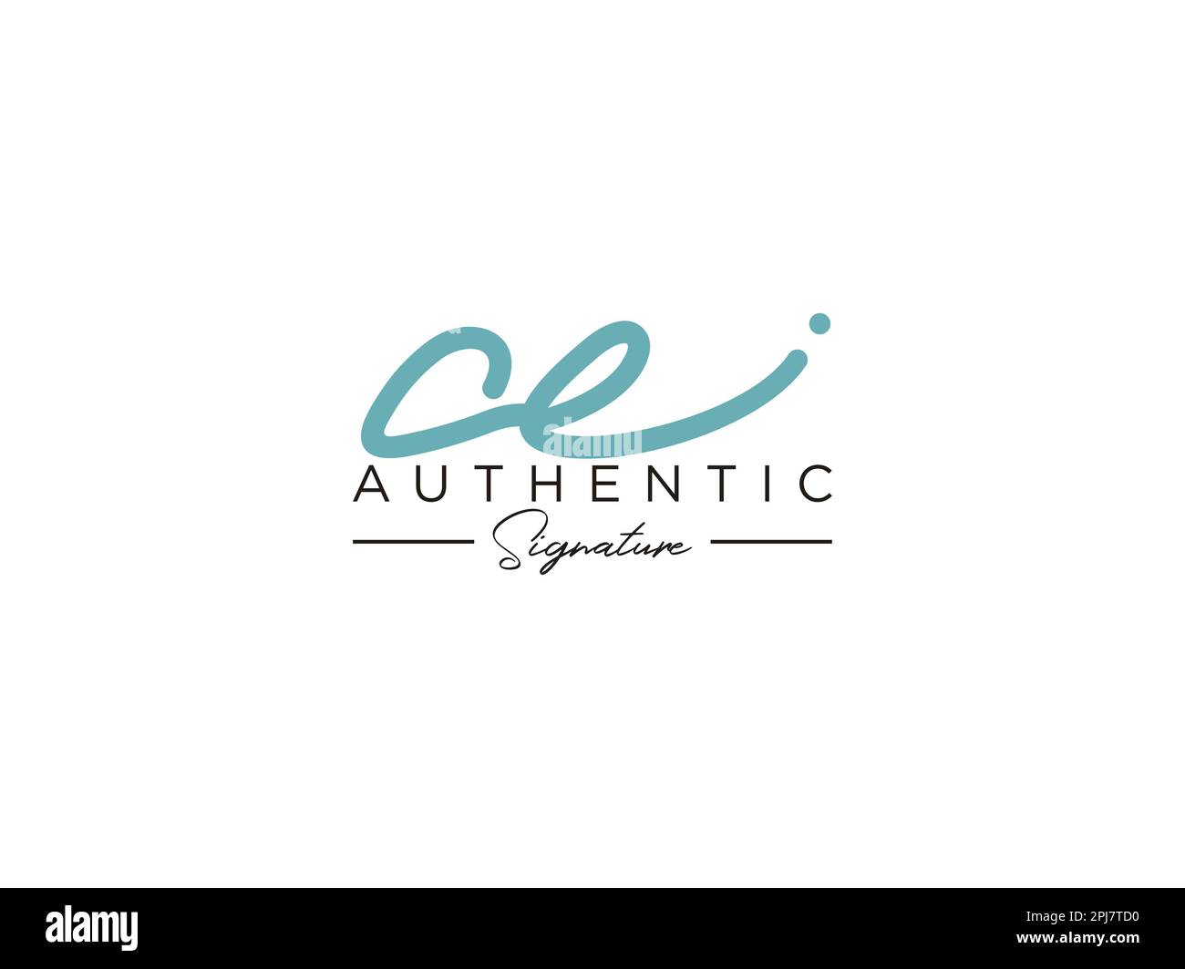 AE Signature Logo Template Vector Stock Vector Image & Art - Alamy