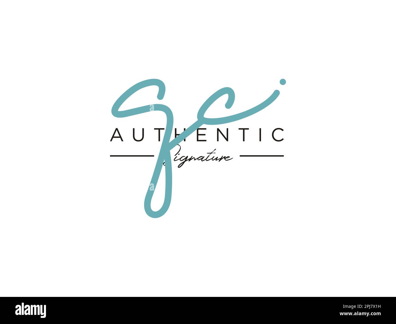 QC Signature Logo Template Vector Stock Vector Image & Art - Alamy