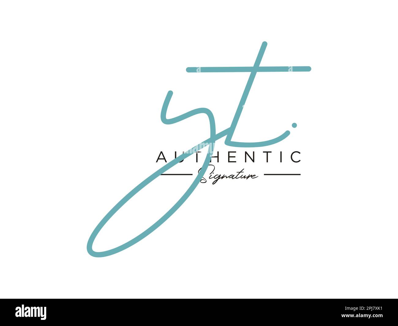 YT Signature Logo Template Vector Stock Vector Image Art Alamy