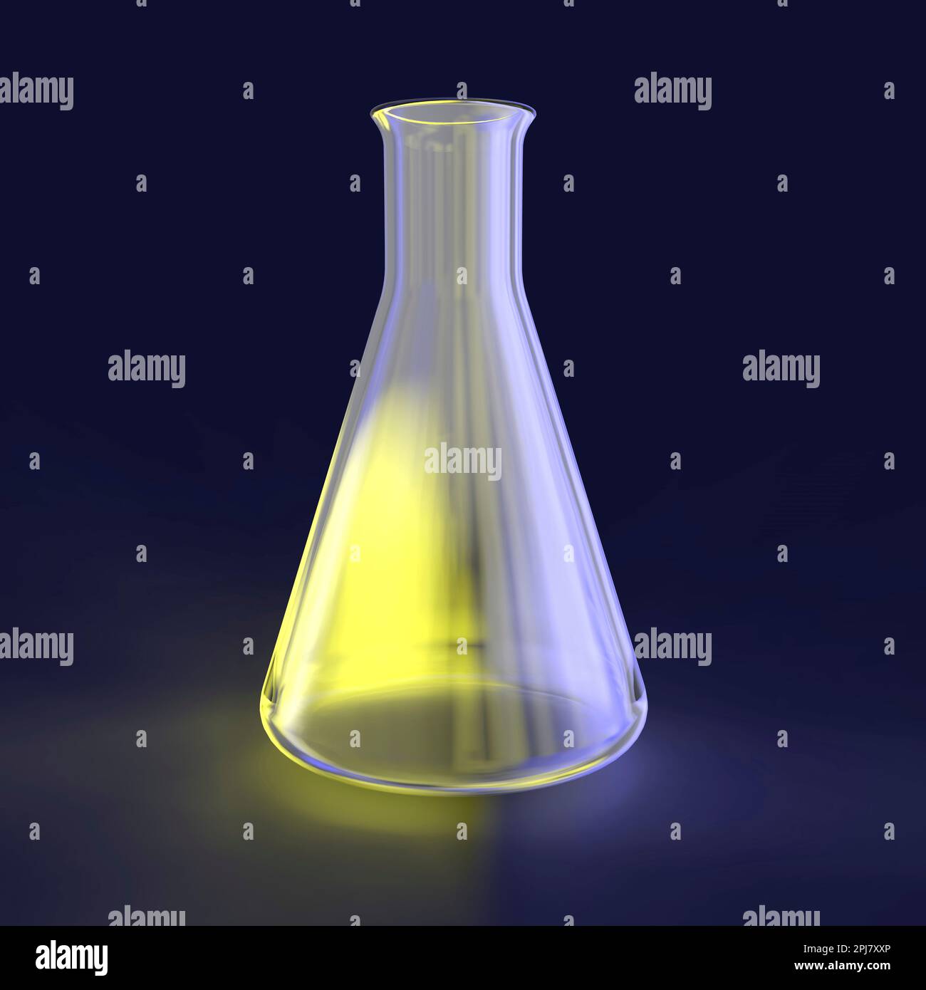 Conical flask, illustration Stock Photo Alamy