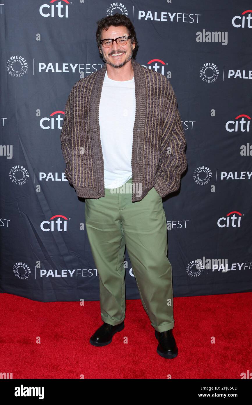 Hollywood, USA. 31st Mar, 2023. Pedro Pascal arrives at PaleyFest 2023 ...