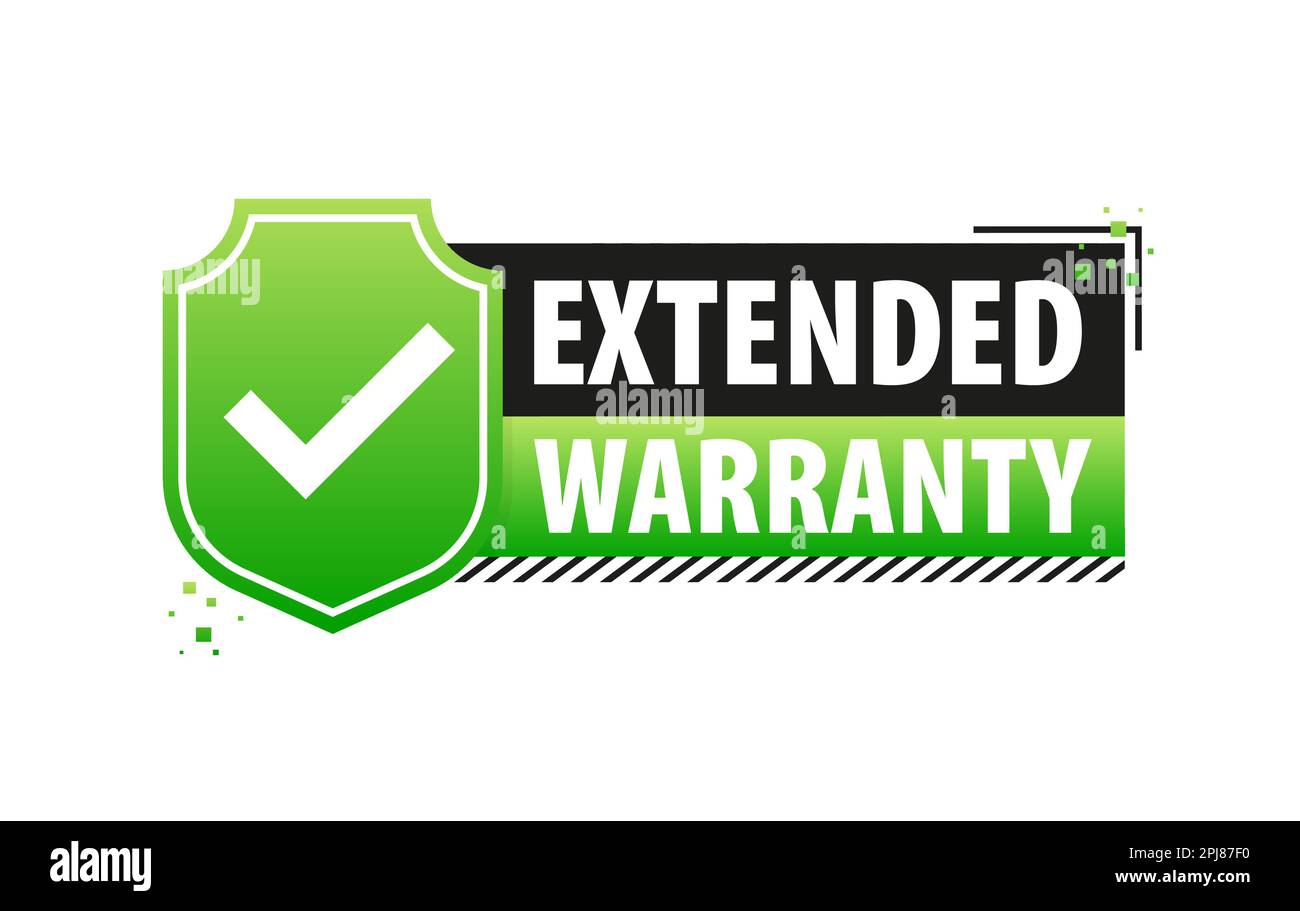 Product Protection Extended Warranty label, badge. Vector illustration