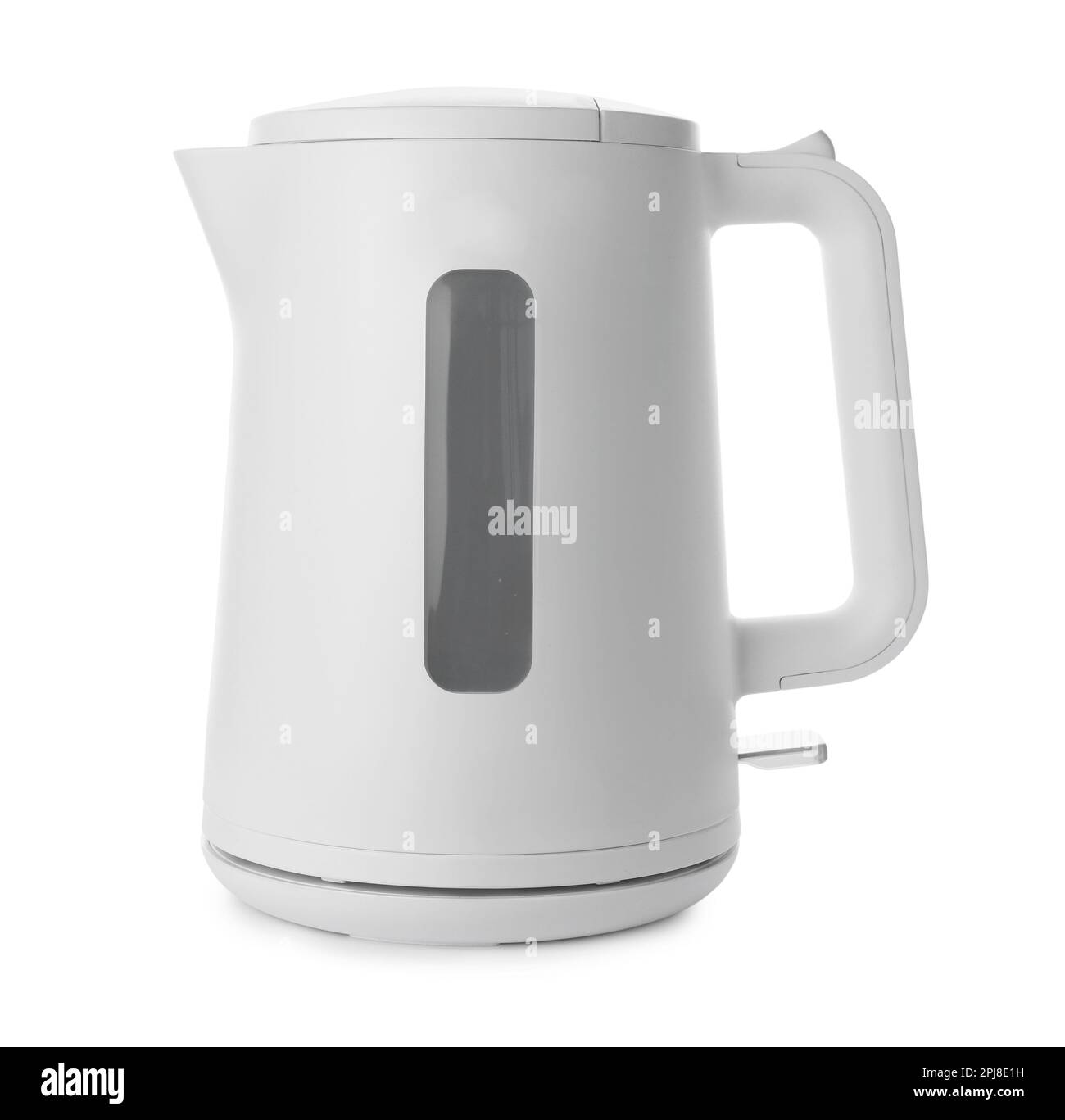 New modern electric kettle isolated on white Stock Photo Alamy