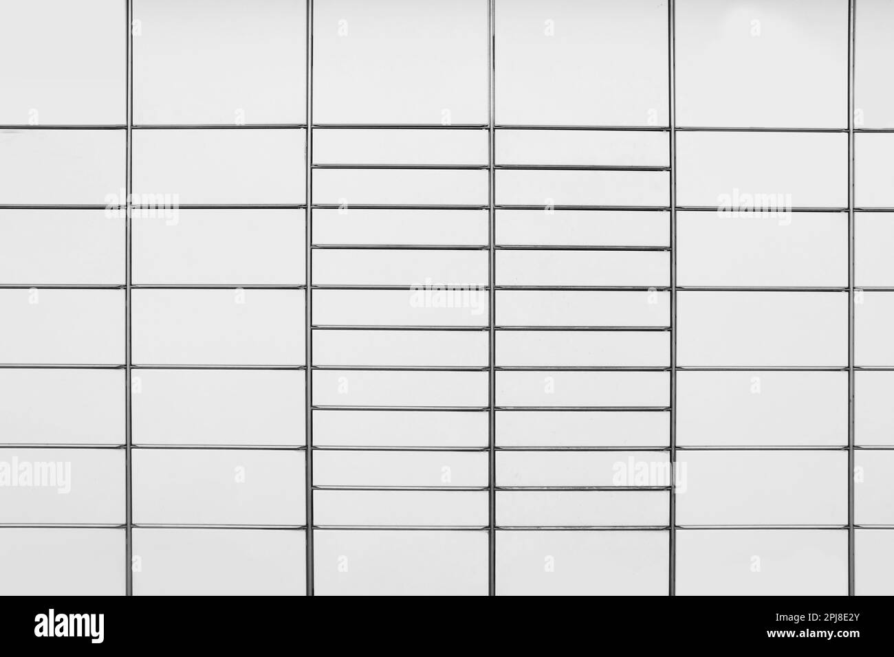 Modern parcel locker with many postal boxes as background Stock Photo