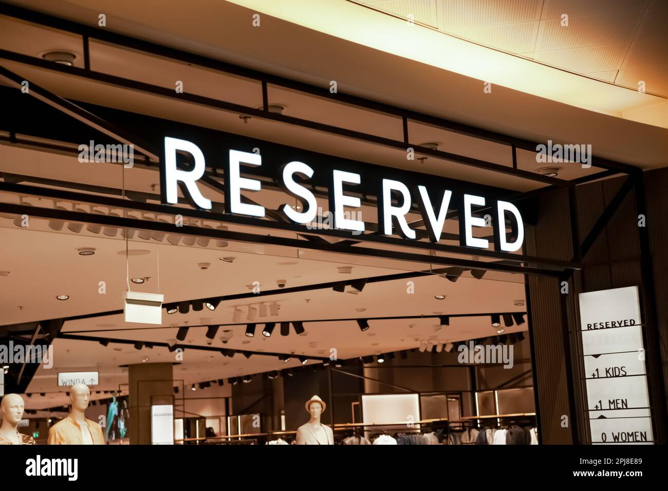 Reserved store hi-res stock photography and images - Alamy