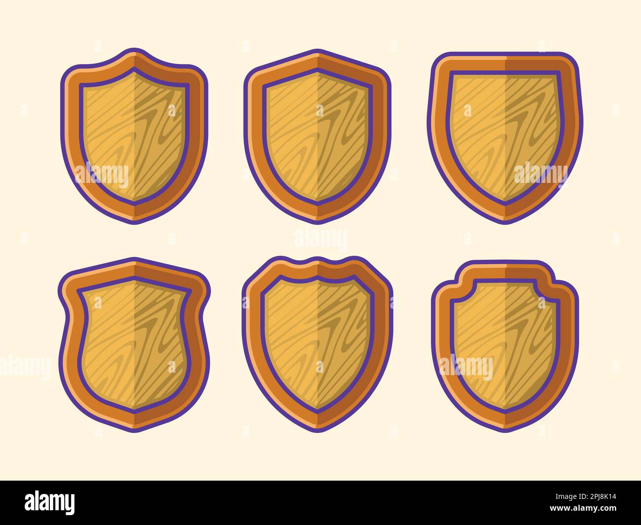 Round shields Stock Vector Images Alamy