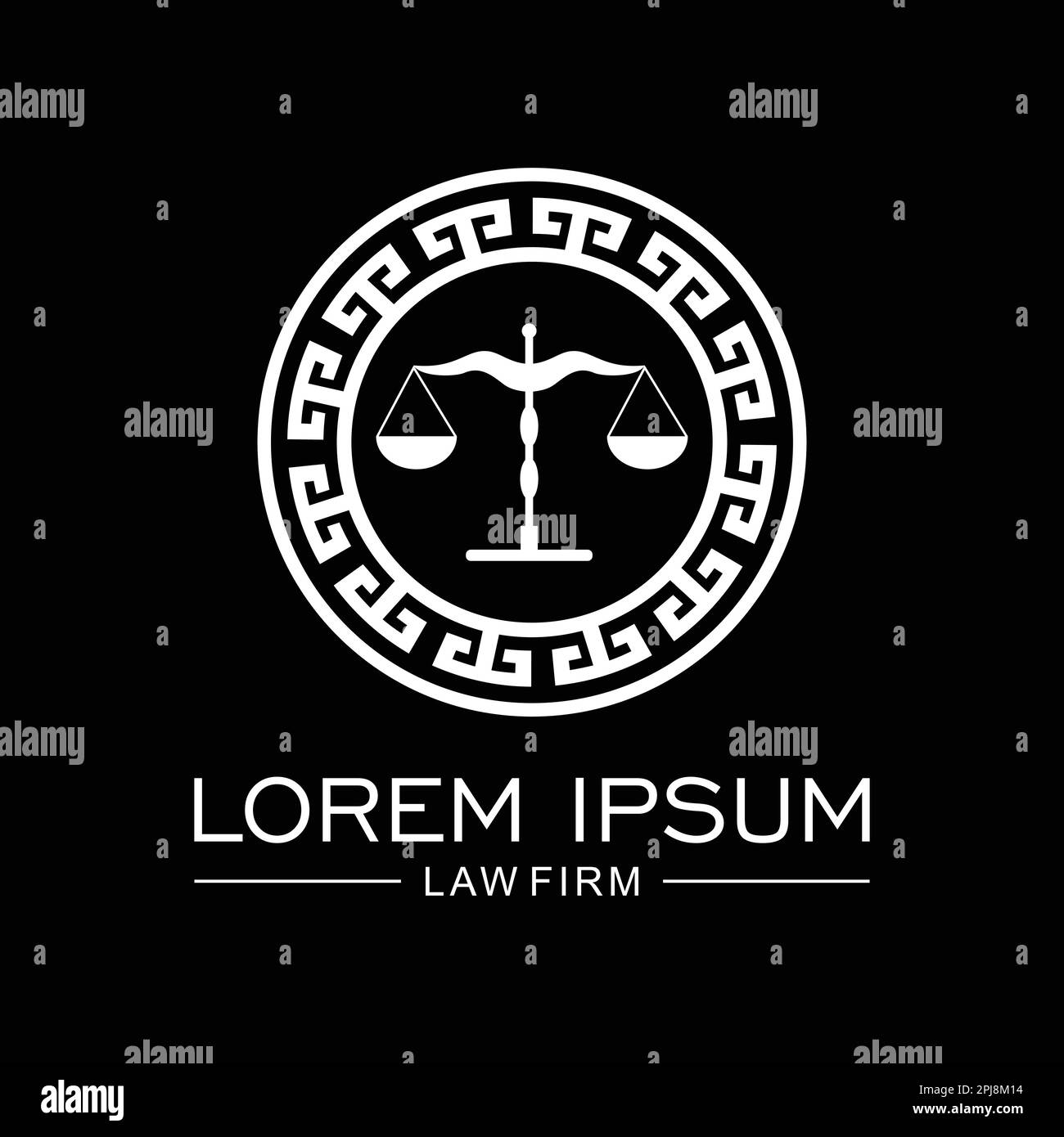 Law firm logo, attorney at law logo, simple logo, logo for business