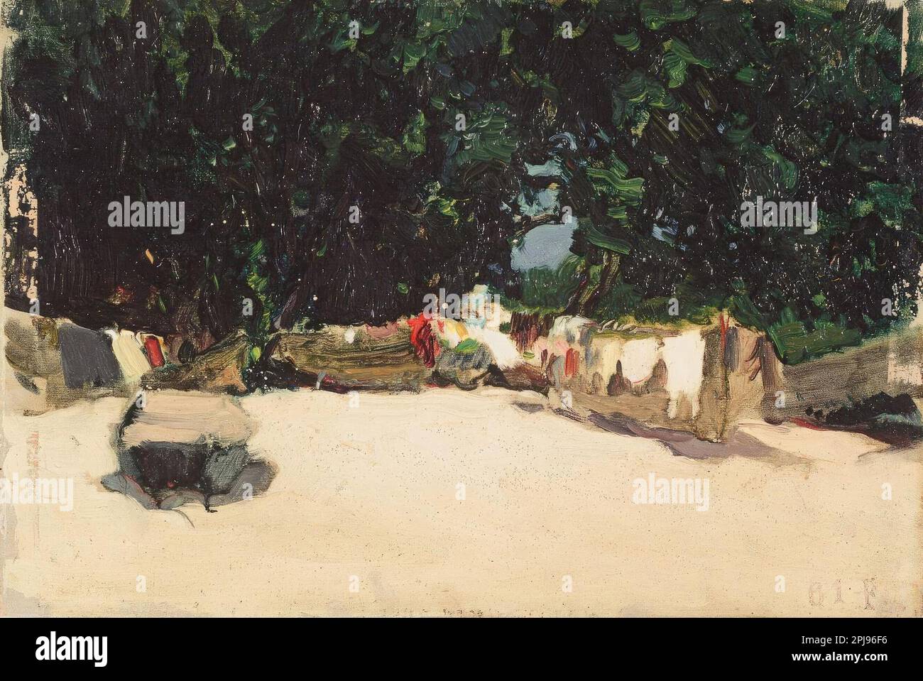 Joaquín Sorolla/ Playa de la Malvarrosa, 1898. Óleo sobre lienzo ...