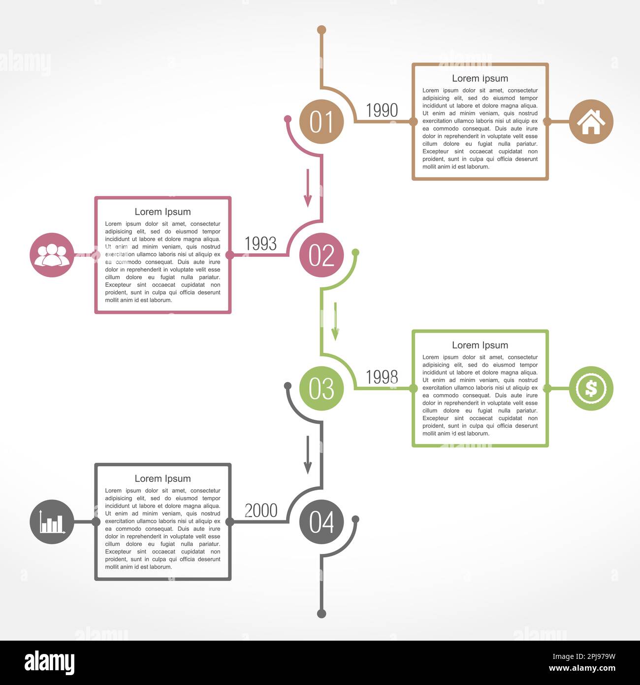 Timeline infographics design template, vector eps10 illustration Stock ...