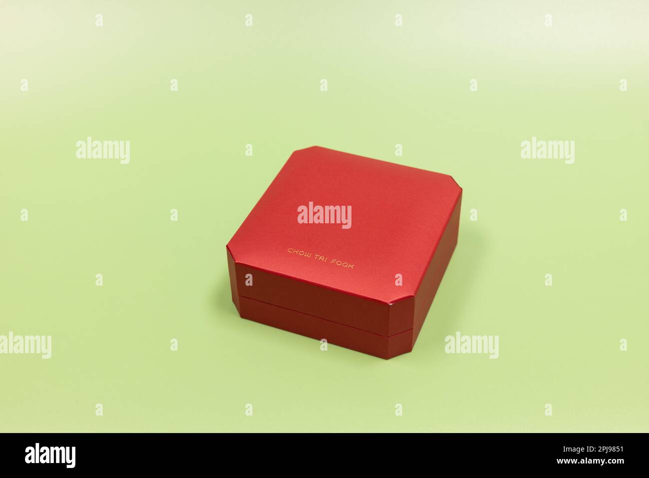 Jewelry and gift box purchased from a store specializes in selling