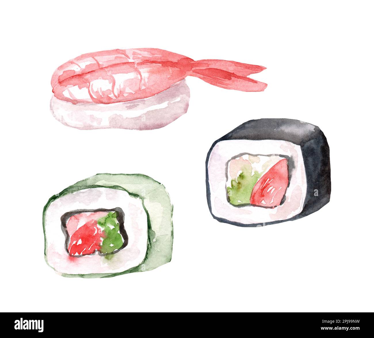 Sushi gunkans collection stock image. Image of gunkans - 199772099