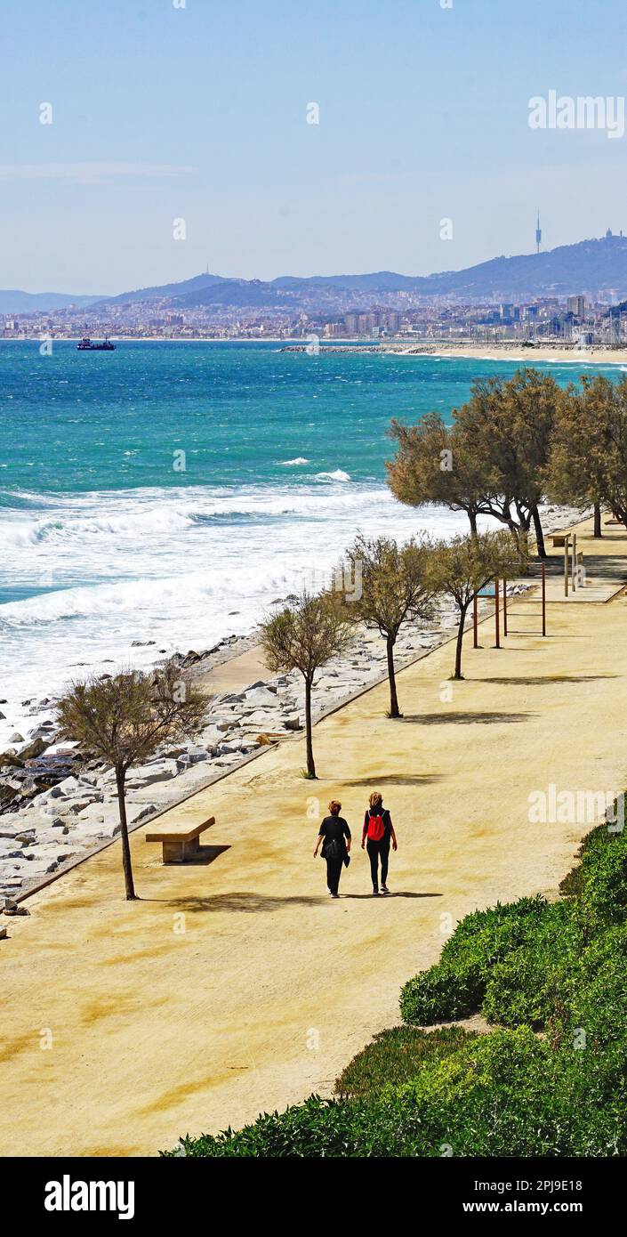 Costa maresme railway hi-res stock photography and images - Alamy