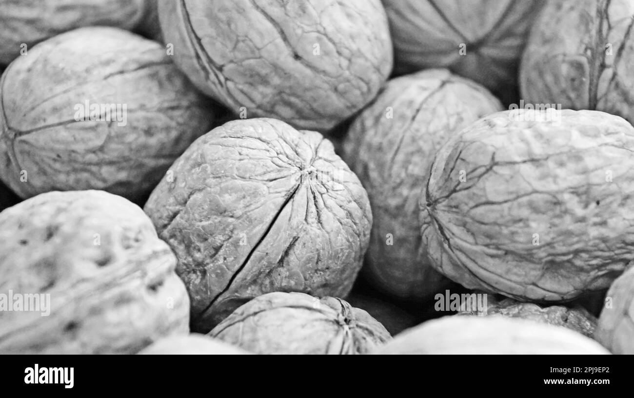 Walnuts in recyclable paper bag Stock Photo Alamy