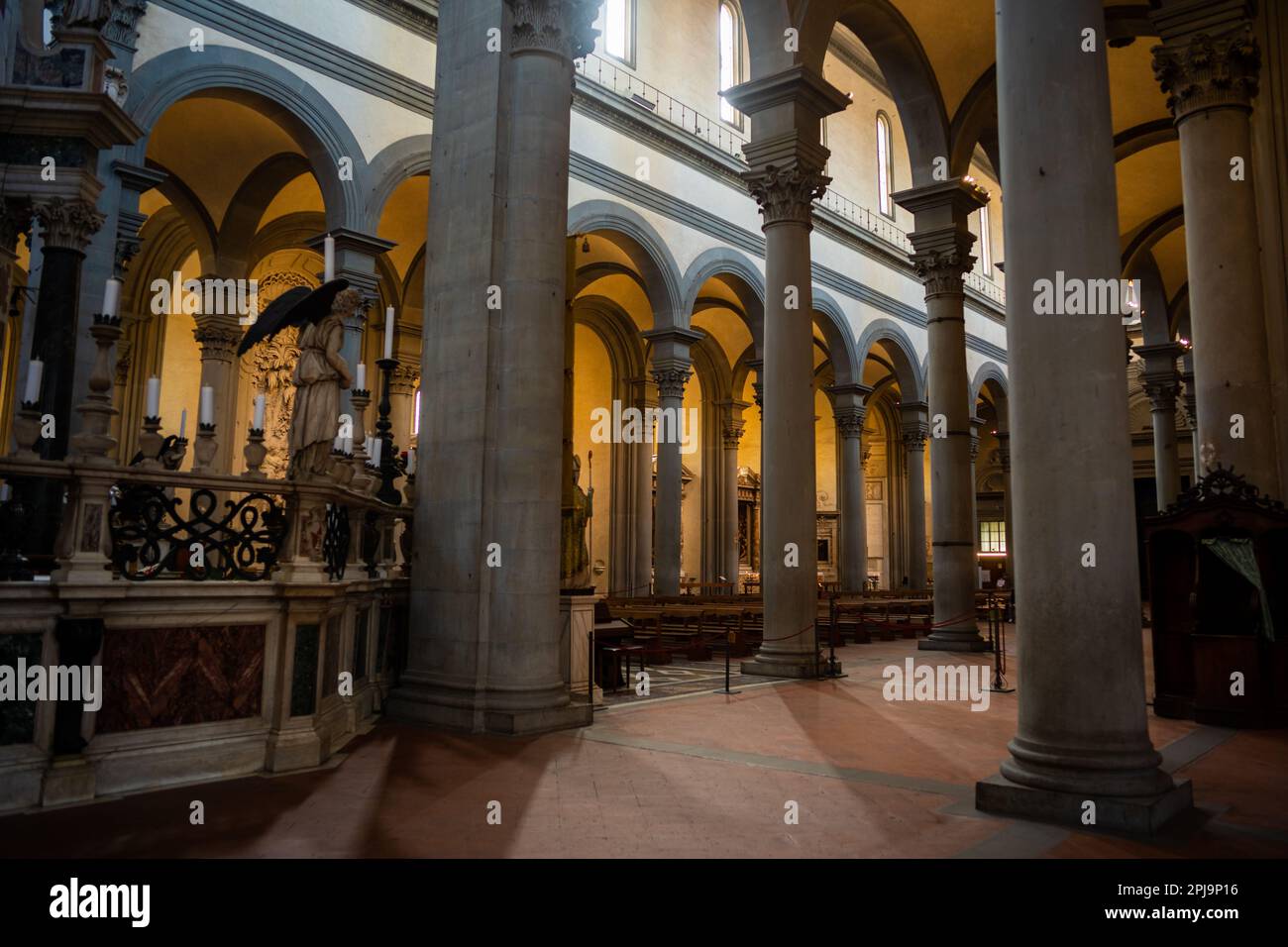 Santo Spirito church in the Oltrarno, Florence Stock Photo