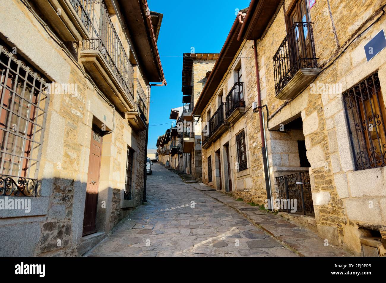 Puebla de Sanabria in Zamora, Castile and Leon, Spain. High quality photo Stock Photo